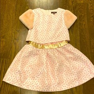 Imoga pink sparkle dress, size 6